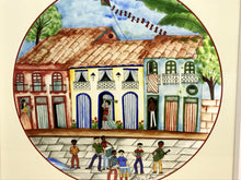 Carregar imagem no visualizador da galeria, Ilustração Naif, Arte Naif, Pintura de Casinhas, Quadro Decorativo, Reprodução Original, Edição Limitada, Número de série, Fineart, Giclée