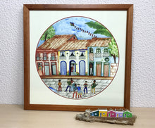 Carregar imagem no visualizador da galeria, Ilustração Naif, Arte Naif, Pintura de Casinhas, Quadro Decorativo, Reprodução Original, Edição Limitada, Número de série, Fineart, Giclée