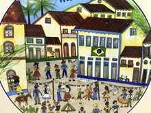 Carregar imagem no visualizador da galeria, Ilustração Naif, Arte Naif, Pintura de Casinhas, Quadro Decorativo, Reprodução Original, Edição Limitada, Número de série, Fineart, Giclée