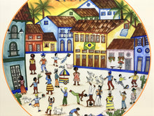 Carregar imagem no visualizador da galeria, Ilustração Naif, Arte Naif, Pintura de Casinhas, Quadro Decorativo, Reprodução Original, Edição Limitada, Número de série, Fineart, Giclée