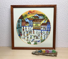 Carregar imagem no visualizador da galeria, Ilustração Naif, Arte Naif, Pintura de Casinhas, Quadro Decorativo, Reprodução Original, Edição Limitada, Número de série, Fineart, Giclée