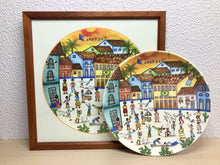 Carregar imagem no visualizador da galeria, Ilustração Naif, Arte Naif, Pintura de Casinhas, Quadro Decorativo, Reprodução Original, Edição Limitada, Número de série, Fineart, Giclée