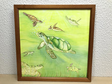 Carregar imagem no visualizador da galeria, Ilustração Tartarugas, Tartarugas marinhas, Quadro, Decoração, Reprodução do Original, Edição Limitada, Número de série, Fine Art, Decor