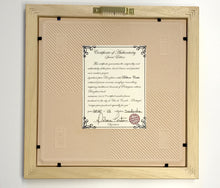 Carregar imagem no visualizador da galeria, Quadro Azulejo Sardinha, Folhagem/Azul Claro - 24x24cm