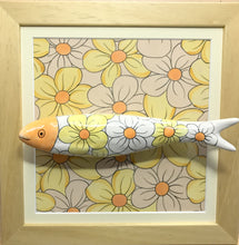 Carregar imagem no visualizador da galeria, Quadro Azulejo Sardinha, Margaridas Amarelas - 24x24cm