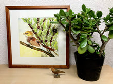 Carregar imagem no visualizador da galeria, Ilustração Anú-Branco, Pintura Pássaro, Quadro, Natureza, Decoração, Reprodução Original, Edição Limitada, Número de série, Fineart, Giclée