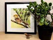 Carregar imagem no visualizador da galeria, Ilustração Anú-Branco, Pintura Pássaro, Quadro, Natureza, Decoração, Reprodução Original, Edição Limitada, Número de série, Fineart, Giclée