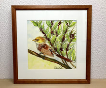 Carregar imagem no visualizador da galeria, Ilustração Anú-Branco, Pintura Pássaro, Quadro, Natureza, Decoração, Reprodução Original, Edição Limitada, Número de série, Fineart, Giclée