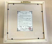 Carregar imagem no visualizador da galeria, Quadro Azulejo Andorinha, Pôr do Sol - Colorido - 24x24cm