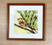 Carregar imagem no visualizador da galeria, Ilustração Anú-Branco, Pintura Pássaro, Quadro, Natureza, Decoração, Reprodução Original, Edição Limitada, Número de série, Fineart, Giclée