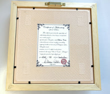 Carregar imagem no visualizador da galeria, Quadro Azulejo Sardinha, Folhagem/ Verde - 24x24cm