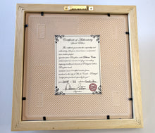 Carregar imagem no visualizador da galeria, Quadro Azulejo Sardinha, Listrado/ Efeito/ Vermelho - 24x24cm