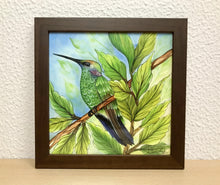 Carregar imagem no visualizador da galeria, Ilustração Beija-flôr, Pintura Pássaro, Quadro de pássaro, Decoração, Reprodução, Arte, Edição Limitada, Número de série, Papel Fotografia