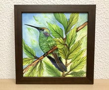 Carregar imagem no visualizador da galeria, Ilustração Beija-flôr, Pintura Pássaro, Quadro de pássaro, Decoração, Reprodução, Arte, Edição Limitada, Número de série, Papel Fotografia