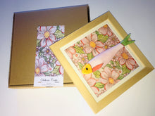Carregar imagem no visualizador da galeria, Quadro Azulejo Sardinha, Floral Rosa - 24x24cm