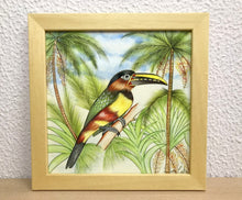 Carregar imagem no visualizador da galeria, Ilustração Araçarí, Pintura Pássaro, Quadro de pássaro, Decoração, Reprodução, Arte, Edição Limitada, Número de série, Papel Fotografia