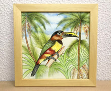 Carregar imagem no visualizador da galeria, Ilustração Araçarí, Pintura Pássaro, Quadro de pássaro, Decoração, Reprodução, Arte, Edição Limitada, Número de série, Papel Fotografia