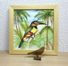 Carregar imagem no visualizador da galeria, Ilustração Araçarí, Pintura Pássaro, Quadro de pássaro, Decoração, Reprodução, Arte, Edição Limitada, Número de série, Papel Fotografia