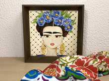 Carregar imagem no visualizador da galeria, Quadro com ilustração, com Moldura, Frida kahlo, Pop Art, Decoração, Arte para Pendura, Fine art, Gravura, reprodução, Arte Impressa, Giclée