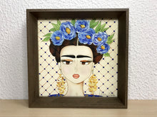 Carregar imagem no visualizador da galeria, Quadro com ilustração, com Moldura, Frida kahlo, Pop Art, Decoração, Arte para Pendura, Fine art, Gravura, reprodução, Arte Impressa, Giclée