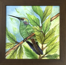 Carregar imagem no visualizador da galeria, Ilustração Beija-flôr, Pintura Pássaro, Quadro de pássaro, Decoração, Reprodução, Arte, Edição Limitada, Número de série, Papel Fotografia