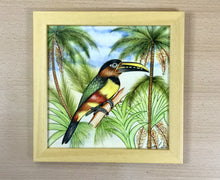 Carregar imagem no visualizador da galeria, Ilustração Araçarí, Pintura Pássaro, Quadro de pássaro, Decoração, Reprodução, Arte, Edição Limitada, Número de série, Papel Fotografia