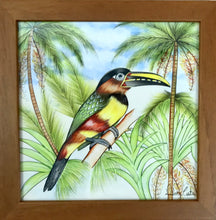 Carregar imagem no visualizador da galeria, Ilustração Araçarí, Pintura Pássaro, Quadro, Natureza, Decoração, Reprodução Original, Edição Limitada, Número de série, Fineart, Giclée