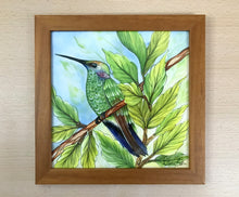 Carregar imagem no visualizador da galeria, Ilustração Beija-flôr, Pintura Pássaro, Quadro, Natureza, Decoração, Reprodução Original, Edição Limitada, Número de série, Fineart, Giclée