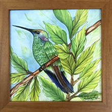 Carregar imagem no visualizador da galeria, Ilustração Beija-flôr, Pintura Pássaro, Quadro, Natureza, Decoração, Reprodução Original, Edição Limitada, Número de série, Fineart, Giclée