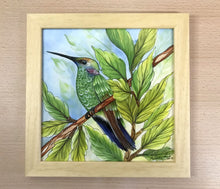 Carregar imagem no visualizador da galeria, Ilustração Beija-flôr, Pintura Pássaro, Quadro de pássaro, Decoração, Reprodução, Arte, Edição Limitada, Número de série, Papel Fotografia