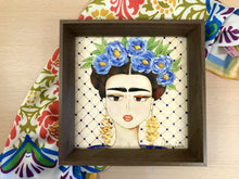 Carregar imagem no visualizador da galeria, Quadro com ilustração, com Moldura, Frida kahlo, Pop Art, Decoração, Arte para Pendura, Fine art, Gravura, reprodução, Arte Impressa, Giclée