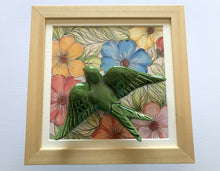 Carregar imagem no visualizador da galeria, Quadro Andorinha floral