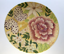 Carregar imagem no visualizador da galeria, Prato de Cerâmica, Tema Chita, Tamanhos 27cm e 34,5cm