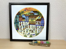 Carregar imagem no visualizador da galeria, Ilustração Naif, Arte Naif, Quadro colorido, Quadro Decorativo, Reprodução Original, Edição Limitada, Número de série, Médio