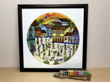 Carregar imagem no visualizador da galeria, Ilustração Naif, Arte Naif, Quadro colorido, Quadro Decorativo, Reprodução Original, Edição Limitada, Número de série, Médio