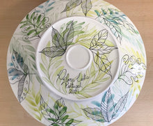 Carregar imagem no visualizador da galeria, Prato Ceramica, Fauna e flora, Pintura da natureza, Pássaros tropicais e exoticos, Arara, Tucano, Decoração, Casa, Grande