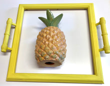 Carregar imagem no visualizador da galeria, Ananás de Cerâmica pintado à mão 22cm