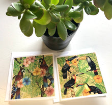 Carregar imagem no visualizador da galeria, Kit de Cartões (Postais) reproduções de peças originais pintadas a mão - 2 und, 15cm