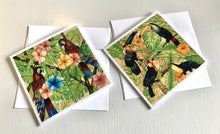 Carregar imagem no visualizador da galeria, Kit de Cartões (Postais) reproduções de peças originais pintadas a mão - 2 und, 15cm