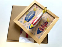 Carregar imagem no visualizador da galeria, Quadro Azulejo Sardinha, Moderno - 24x24cm