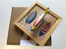 Carregar imagem no visualizador da galeria, Quadro Azulejo Sardinha, Moderno - 24x24cm