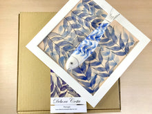 Carregar imagem no visualizador da galeria, Quadro Azulejo Sardinha, Algas Marinhas - 24x24cm