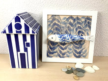 Carregar imagem no visualizador da galeria, Quadro Azulejo Sardinha, Algas Marinhas - 24x24cm