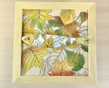 Carregar imagem no visualizador da galeria, Quadro Azulejo Sardinha, Outono - 24x24cm