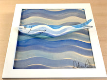 Carregar imagem no visualizador da galeria, Quadro Azulejo Sardinha, Leveza do mar - 24x24cm