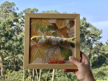 Carregar imagem no visualizador da galeria, Quadro Azulejo Sardinha, Outono - 24x24cm
