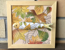 Carregar imagem no visualizador da galeria, Quadro Azulejo Sardinha, Outono - 24x24cm