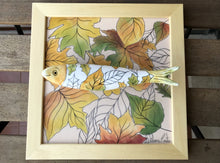 Carregar imagem no visualizador da galeria, Quadro Azulejo Sardinha, Outono - 24x24cm