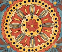 Carregar imagem no visualizador da galeria, Quadro de azulejo Clássico, pintado á mão, com moldura de madeira