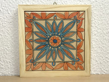 Carregar imagem no visualizador da galeria, Quadro de azulejo Clássico, pintado á mão, com moldura de madeira